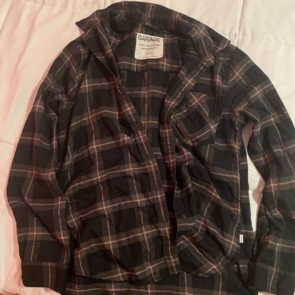 button down oversized flannel